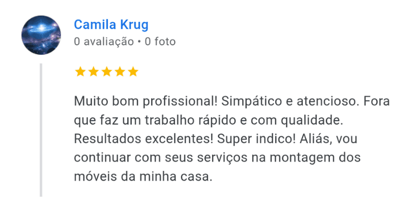 avaliacao-cliente-montador-de-moveis-novo-hamburgo Avaliação de cliente satisfeito sobre serviço de montagem de móveis em Novo Hamburgo